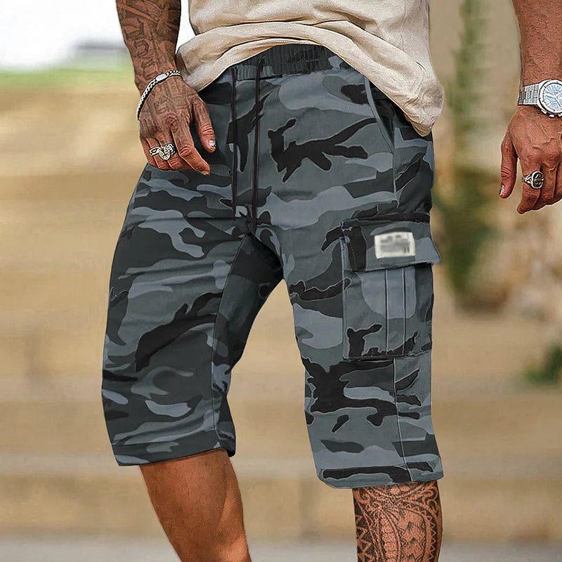 đ40% ĂĄrcsökkentĂ©s đBestseller akció𩳠Klasszikus camo fĂ©rfi rövidnadrĂĄgâš Cargo nadrĂĄg több zsebbel â SokoldalĂș, tartĂłs Ă©s minden napra!