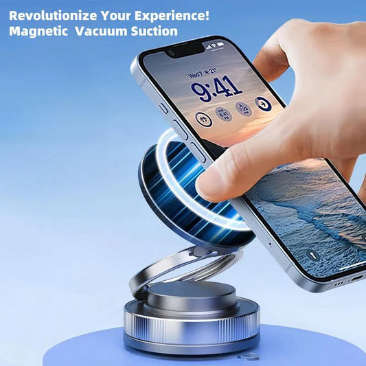 🔥1 vásárol 1 ingyen kap🧲360° Vákuumos Mágneses Telefontartó – Sziklaszilárd Rögzítés!