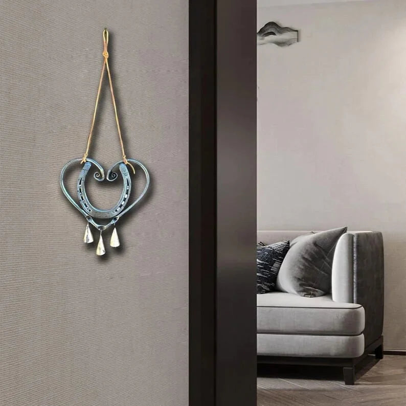 😜30% árcsökkentés🦋Kézzel Készített Patkós Szélcsengő – Szerencsés Szerelmi Ajándék!