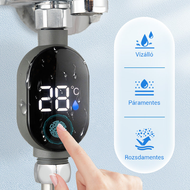 🔥🔥2+2 ingyenes🚿💡 Zuhany hőmérséklet kijelző – valós idejű vízfigyelés, égési sérülések ellen!🌡️✅ Vízforrás hőmérő – intelligens LED kijelző, biztonságos fürdés a családnak!