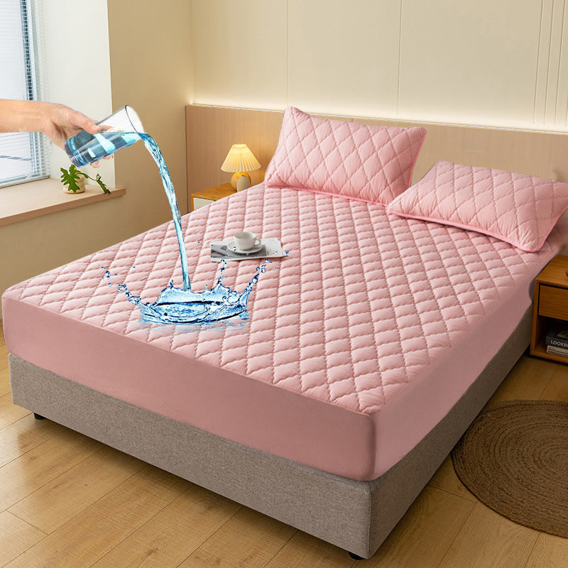 🛏️ Teljesen vízzáró matracvédő😴 Puha, párnázott felület + mély sarkok – Nem csúszik, nem mocorog!