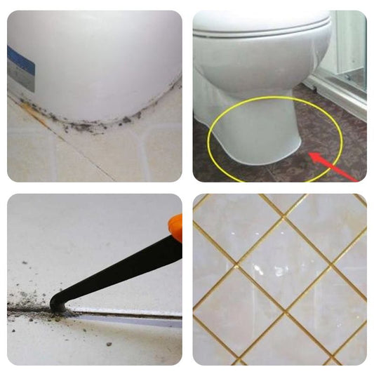🌈 2+2 INGYEN🛁 Fürdőszoba csempeújító toll🧴 Csempefugázó toll – Penész és foltok ellen tartós védelem！