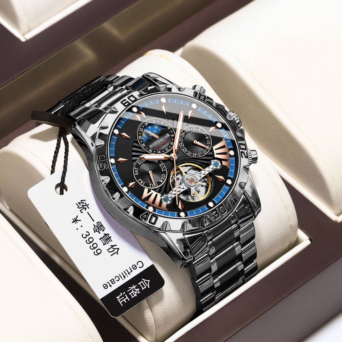 ⌚Svájci automata órák – vízálló, mechanikus és stílusos Kiváló!