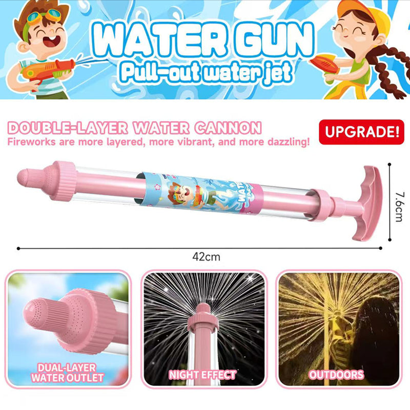 🌈Világos szivárványos LED-es vízipisztoly💧3 egyszerű lépés, szivárgásmentes, gyerekbiztos！
