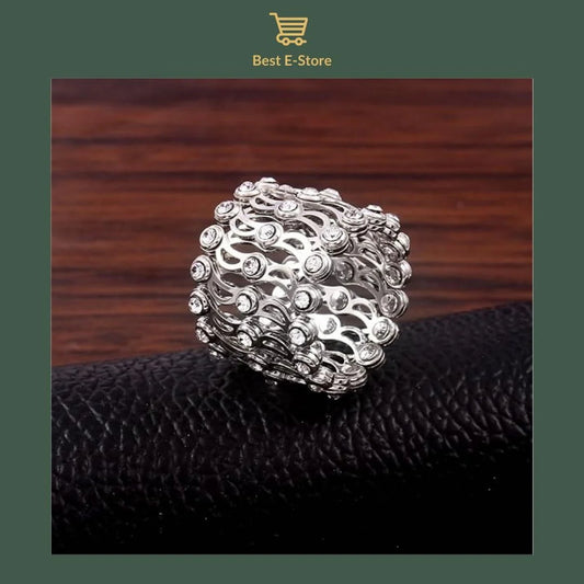 🔝Legkelendőbb kiegészítők✨2 az 1-ben átalakítható karkötőgyűrű – csillogó CZ + állítható méret!