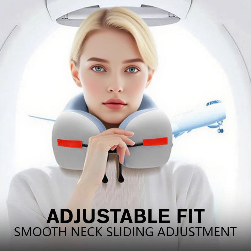🔝69% kedvezmény✈️ Utazási Nyakpárna – NASA Hab! 360° Beállítható & Összecsukható!