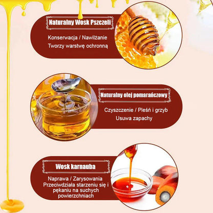 🔥1 vásárol 1 ingyen kap🌳Természetes Méhviaszos Faápoló – Bútorok Újraélesztése + Fényesítés!