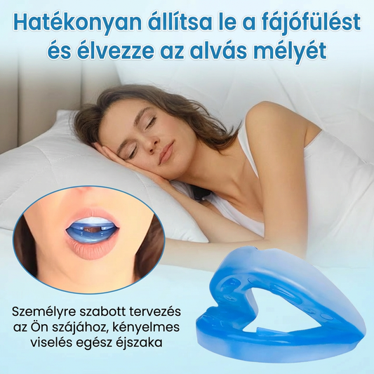 😴Az alvás megmentője🔥1+1 ingyen😪Flanora® Plus Horkolásgátló Szájbetét – CPAP/MAD Alternatíva – 180 Napos Garancia!