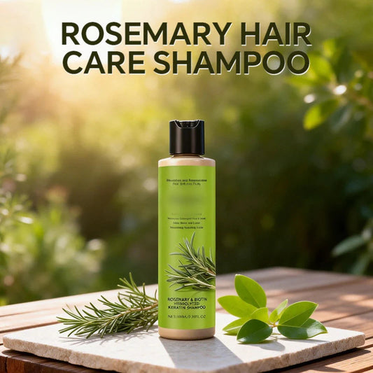 🔥1+1 ingyenes✨ Keratinnal gazdag sampon🌿 Rozmaring & biotin sampon – Mély táplálás sérült hajhoz és száraz fejbőrre!