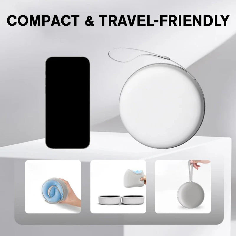 🔝69% kedvezmény✈️ Utazási Nyakpárna – NASA Hab! 360° Beállítható & Összecsukható!