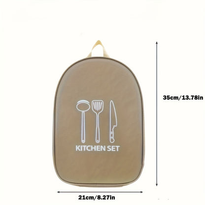 😋1 vásárol 1 ingyen kap🏕️Kültéri konyhai eszközök táskája – Oxford szövet + nagy kapacitás!