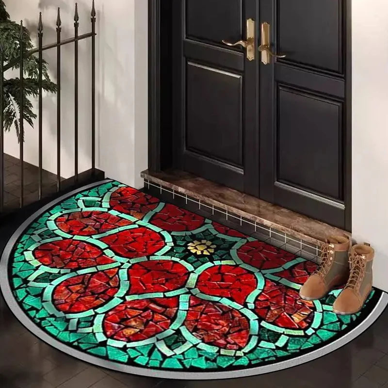 😊Többféle lehetőség áll rendelkezésre✨Darabos Művészi Szőnyeg – Prémium Velúr + Csúszásgátló!