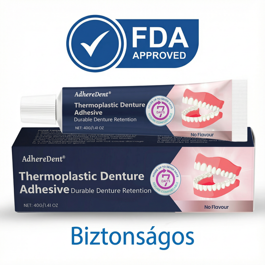 🎁1 vásárol 2 ingyen kap⏰Féláron korlátozott ideig🦷AdhereDent® Fogsorragasztó – 7 Napig Tartó Biztonság! Cinkmentes & Vízálló!