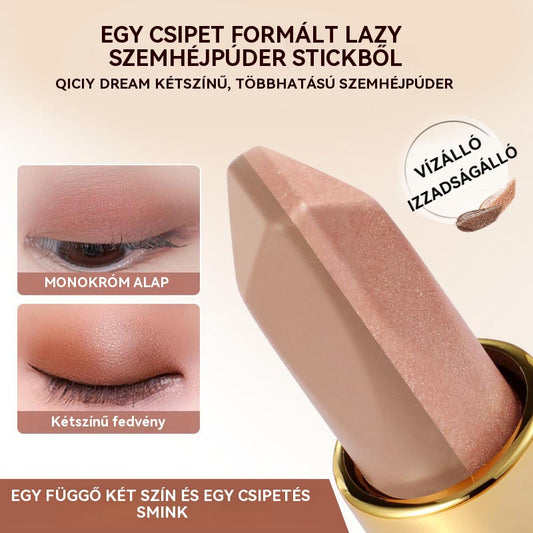 🔥🔥1+1 ingyenes👀Qiciy Dream 2-in-1 Szemhéjpúder Stick – Gyors Lazy Smink Egész Nap!
