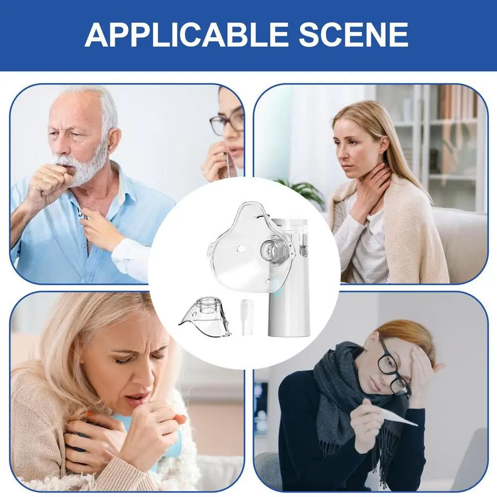 🔥1 vásárol 1 ingyen kap💨ClearFlow Mesh Nebulizer – Gyors Légzési Relief + Csendes Működés!