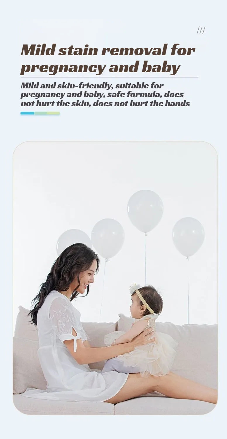 🧼Azonnali folttisztítás, nincs többé kínos helyzet! Gyorsan eltávolítja a zsír-, szósz- és rúzsfoltokat!