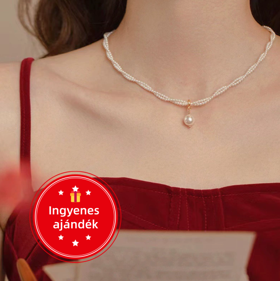 🎁Ingyenes ajándék -📿Gyönyörű nyaklánc💃 Lakos nyakú, strasszokkal díszített női ruha – időtálló elegancia mindenkinek!