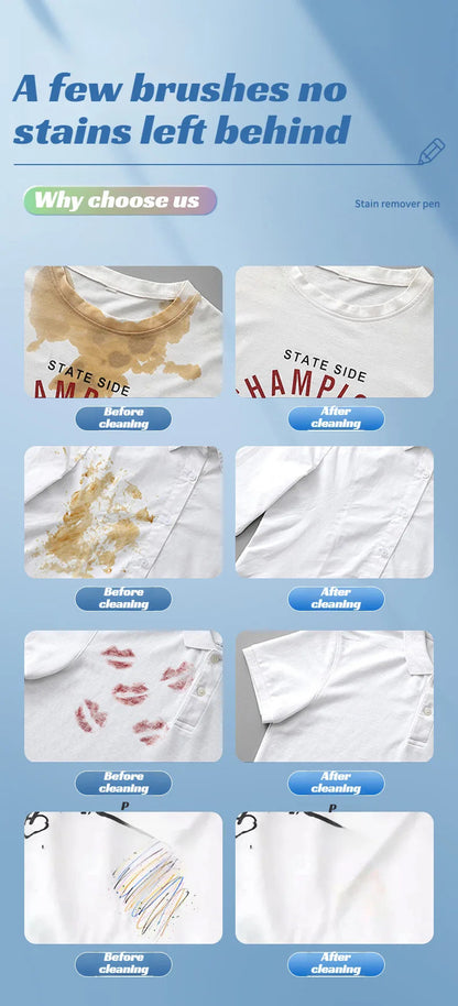 🧼Azonnali folttisztítás, nincs többé kínos helyzet! Gyorsan eltávolítja a zsír-, szósz- és rúzsfoltokat!