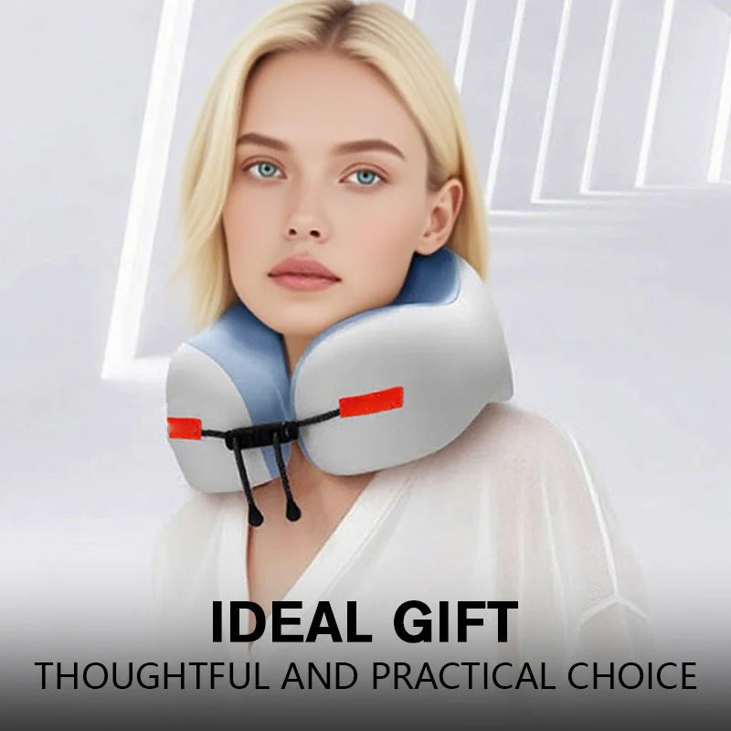 🔝69% kedvezmény✈️ Utazási Nyakpárna – NASA Hab! 360° Beállítható & Összecsukható!