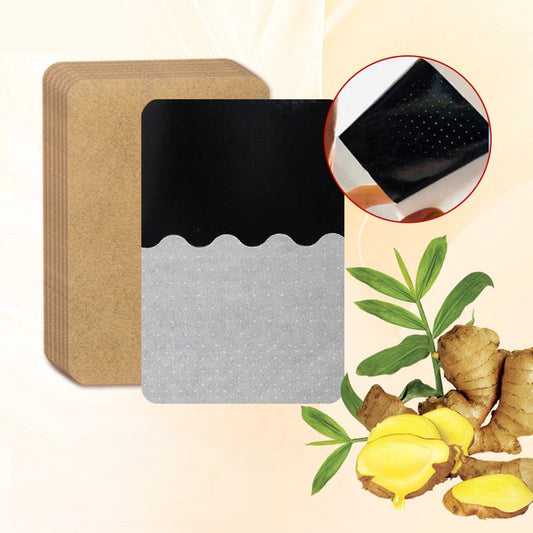 【🔥5+5 ingyen (10 tétel)🔥】🌿Gyömbér Fájdalomcsillapító Tapasz – Természetes + Hosszú Tartó Hő!