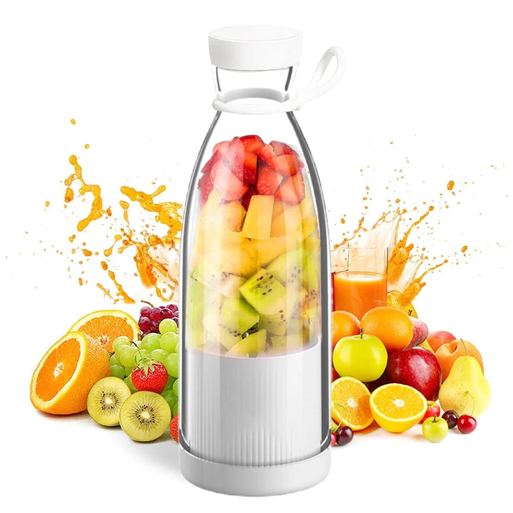 🔥Eladó alacsony áron🥤420ml Hordozható Turmixgép – 15 Csésze/Charge, BPA-mentes!