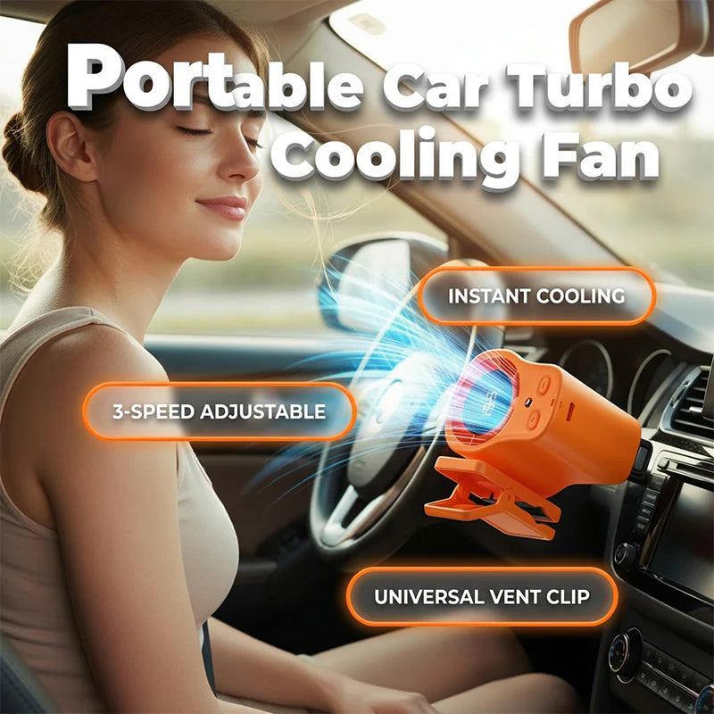 🔥1+1 ingyenes (összesen 2)🚗 Hordozható LED-es autós hűtőventilátor💨 Kétféle használatú ventilátor – Autóban és otthon is, intelligens kijelzővel!