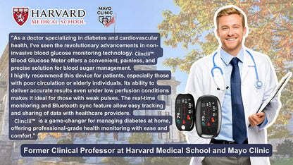 🔥1 vásárol 1 ingyen kap 😍Forró termékek akcióban😀Clinclii™ GlucoSense lézeres vércukorszintmérő a vércukorszint mérésére