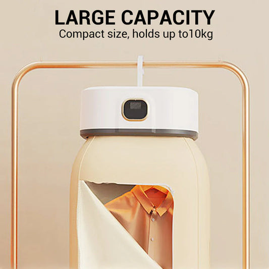 😀1 vásárol 1 ingyen kap🌬️360° Meleglevegős Mini Szárító – Összecsukható + 10kg Kapacitás!