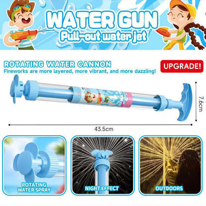 🌈Világos szivárványos LED-es vízipisztoly💧3 egyszerű lépés, szivárgásmentes, gyerekbiztos！