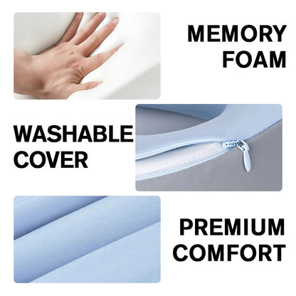 🔝69% kedvezmény✈️ Utazási Nyakpárna – NASA Hab! 360° Beállítható & Összecsukható!